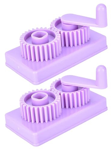 Gadpiparty Herramienta de Quilling para Papel Artesanal, Máquina Manual de Ondulación Portátil de Plástico para Manualidades y Proyectos Decorativos, 2 Piezas