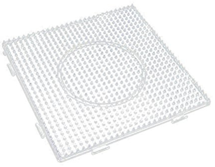 Healifty Lot de 6 plaques pour perles à repasser carrées transparentes pour enfants 5 mm