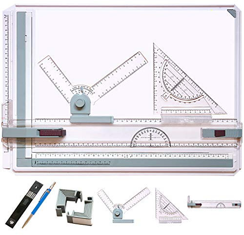 Frylr A3 Zeichenplatte Zeichenbrett A3 Zeichentisch Professionell Arbeiten Schnellzeichenplatte 50 x 36.5 cm