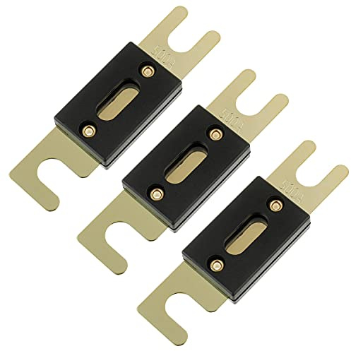BOJACK 500 A 32 VDC ANL Fusible à Plats pour système audio et vidéo de voiture (Paquet de 3 pièces)