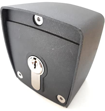 INSTALMATIC Selector de llave exterior de superficie de 2 contactos para accionamiento de motores de puertas de garaje, persianas comerciales, automatismos, control de accesos