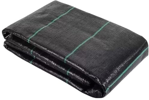 GARDENIX Toile Anti-Mauvaises Herbes Extra Forte 70 g/m² (0,6 m x 10 m) Tissu de Sol en Non-tissé de Jardin Contre Les Mauvaises Herbes Noir