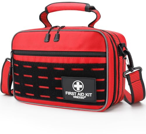 VRIEXSD Premium 450 Piece Large First Aid Kit for Home, Travel, Camping, Car, Hiking & Outdoor Emergencies - Emergency Medical Kits, Home & Businesses Medical Supplies
