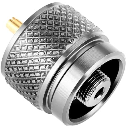 Aupoko Camping Gas Adapter Compatible with Colemen Bottle, Butane Gas Valve