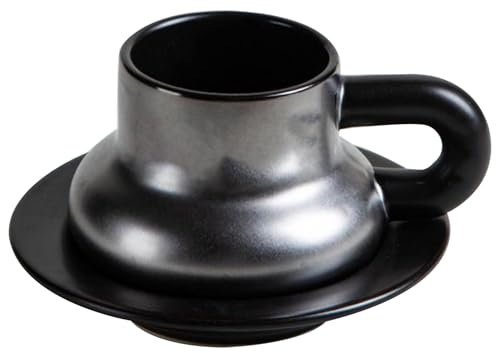 Coppa Di Caffè - Ciotola In Ceramica Sicura | Gestisci Tazza Di Caffè Riutilizzabile | Tazza Di Porcellana | Coppa Di Bevande Riutilizzabile Con Manico | Elegante Contenitore Per Bevande Per , Uf