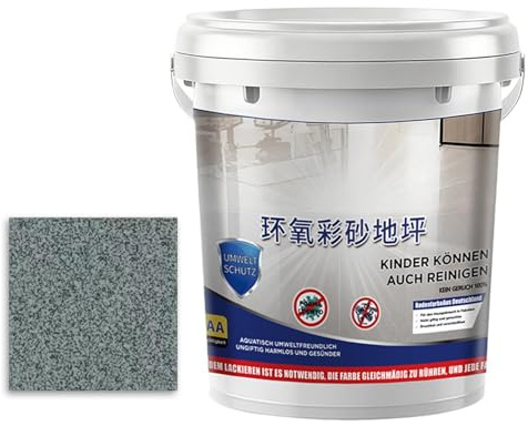 Pinturas Epoxi Para Pisos De , Fórmula Autonivelante, 500 Ml, Pintura Para Pisos De Concreto, Pintura Epoxi Impermeable A Base De Agua, Acabado De Alto Brillo De Secado Rápido, Para Casa, Dormito