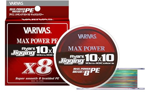 VARIVAS Premium Quality X8 Braid Line Avani Jigging 10×10 MAX POWER 300m