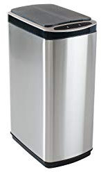 Addis 30 Litre Slim Butterfly Touch Free Sensor Waste dustbin bin, Stainless Steel