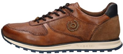 bugatti Herren's Cirino Sneaker, Cognac, 46