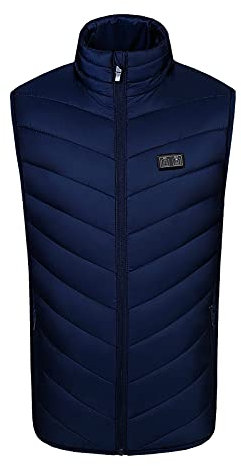 Veste Chauffante, Gilet Chauffant éLectrique Pour Homme/Femme Avec 3 Modes De Chauffe VêTement De Chauffage Lavable Pour Ski Plein Air RandonnéE Hiver Moto Chasse Camping(Sans Batterie) Chaude