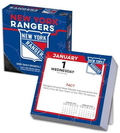 Turner Sports New York Rangers 2025 Box Calendar (25998053088)