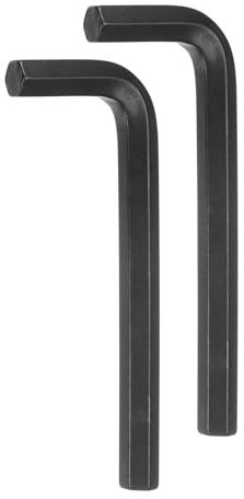 QUARKZMAN 2 Piezas de Llave Hexagonal en Forma de L de 7/16 de Acero Cromado de Vanadio para Reparaciones en el Hogar, Color Negro