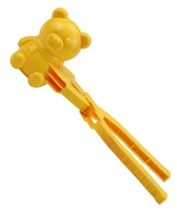 QUXVUIS Snow Playing Tool Bear Shape Snowball Maker Childrens Snowball Clip For Winter Fun Snowman Outdoor Winter Toy Br Fight Clip Equipment
