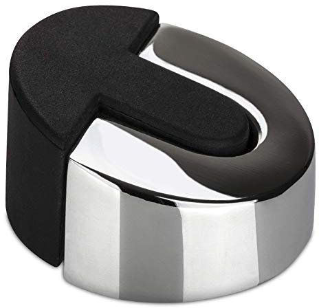 1 x SOTECH Bodentürstopper JEAN Chrom poliert Ø 45 mm Höhe 25 mm Türstopper für Bodenmontage