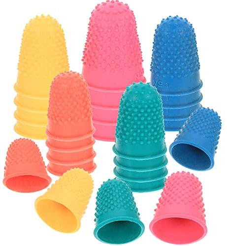 25st Rutsch Feste Gummi Finger Betten Aus Gummi Anti-Finger-Handschuhe Heißkleber-fingerschutz Fingerauflage Aus Silikon Verdickte Fingerkegel Antistatisch Schutzplatte