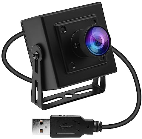 MMlove Cámara web USB 1080P HD 170 grados gran angular ojo de pez lente alta velocidad de fotogramas 120 fps 60 fps 30 fps cámara web Plug & Play para Skype/Zoom/FaceTime/Hangouts, PC/Laptop/Raspberry