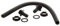Water Butt Connector Pipe Kit 50cm for Downpipe 25mm - Water Butt Connector Hose Pipe and Fittings for Connecting 2 Water Butts Rain Barrel Joining 2 Water Storage Together