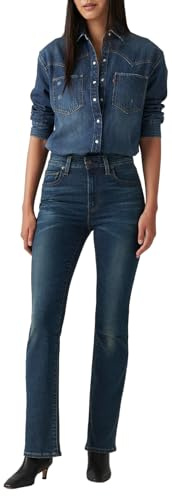 Levi's 725 High Rise Bootcut Vaqueros, Miles Apart, 28W / 30L Mujer