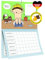 MARKETIFAR Töpfchentraining Kalender - Töpfchen Buch für Kinder mit Stickern, Krone und Diploma - Belohnungstafel für das Töpfchen Training - Ideal zum trocken werden!