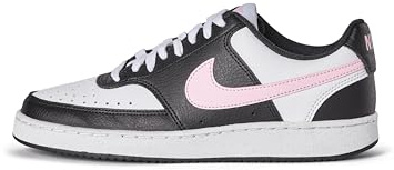Nike Femme Court Vision Lo Nn Basket, Black/Pink Foam/White, 42 EU