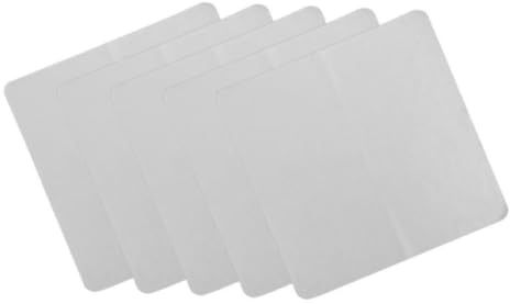 Ipetboom Paños Grandes de Microfibra para Limpiar Gafas y Pantallas, 5 Unidades, Gamuza, Gris, Limpieza Versátil para Cámaras y Dispositivos Electrónicos, Portátil, Adecuado para Uso Diario