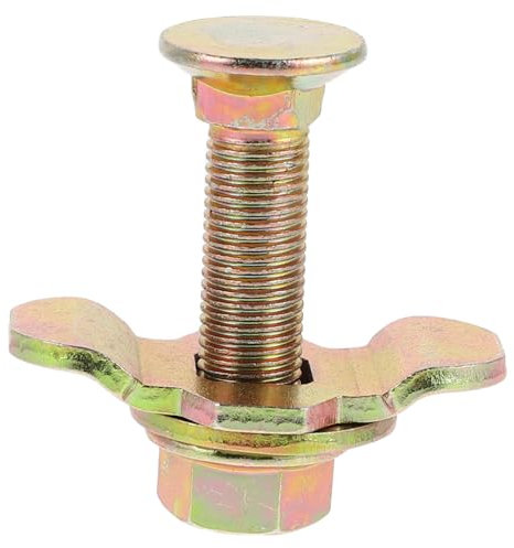 Cabilock Pernos para Accesorios De Amarre De Riel l De Metal Resistente, Juego Individual para Fijación De Bolsas De Equipaje Caravanas, Uso Exterior y Carga, Color Dorado