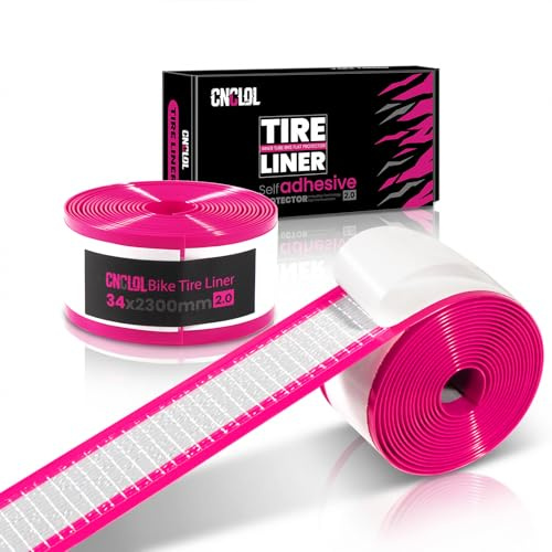 CNCLOL Bike Anti Puncture Tyre Liner Self Adhesive,Bicycle Puncture Protection Tape for Road Bike MTB Hybrid Fat Bike,Heavy Duty Flat Prevention Tyre Protector Fits 700c 24” 26” 27.5” 29” Inch Tires