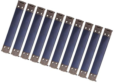 SUPVOX 10 Pezzi Fermagli a Molla 8 Cm in Metallo Verde Scuro per Accessori Fai da Te Borse, Montature Flessibili Interne Cucitura Cerniere Portamonete Artigianato e Cucito