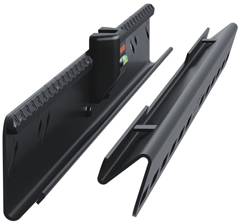 EIGELIU No Stud TV Wall Mount - Low Profile Design Works with TVs Up to 77 - Mount TV On Drywall Or Concrete with Fast Drill-Free Install - Heavy Duty Steel Frame Securely Anchors TV to The Wall