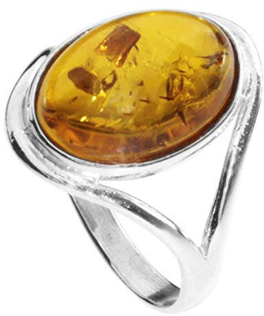 Ring - Agnes - Silber 925/000 - Bernstein