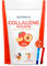 NUTRI & CO Collagène Marin Types 1 2 3 + Vitamine C - Peau & Articulations - 5500mg de Collagène Hydrolysé Breveté par Portion - Peptides en Poudre Goût Pêche 180g - Fabriqué en France