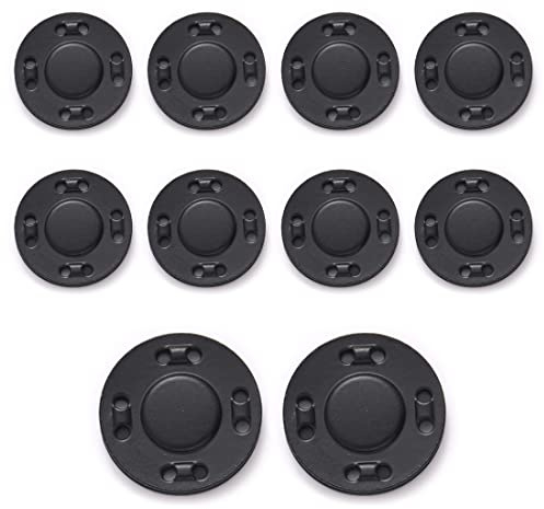 XPEX 10 pares Hebillas magneticas Magnético de Botón de Metal Coser Prendas de Metal Botones para Coser, Manualidades, Ropa, Bolsos, Álbumes de Recortes