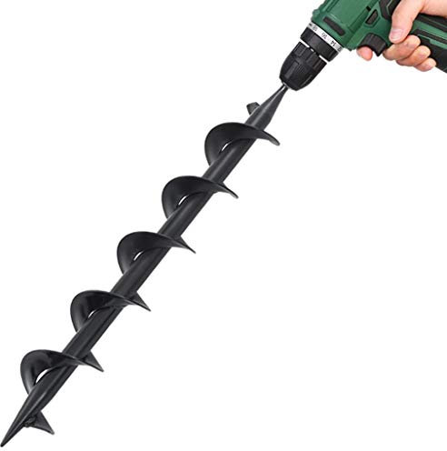 Jardin Foreuse, Broca de jardinería para barrena térmica Broca de barrena de acero 75 x 600 mm