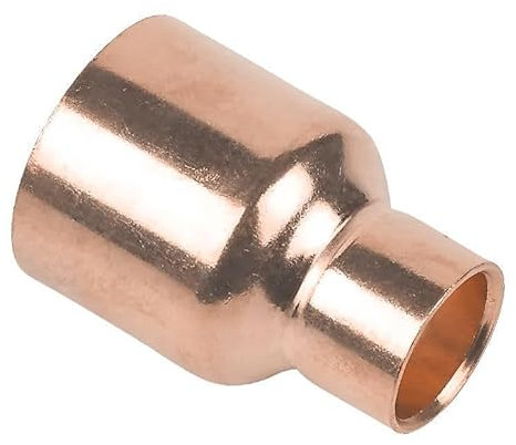 Bag of 2-22mm x 15mm Fitting Reducer - End Feed (Known as Pipe Reducer / 22mm to 15mm Reducer / 22mm Copper Pipe Fittings Also Available in 8mm, 10mm, 12mm, 15mm, 22mm, 28mm, 35mm, 42mm and 54mm)