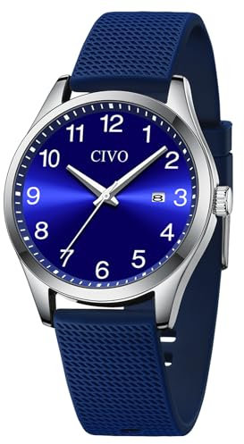 CIVO Herrenuhr Analog Sport Männer: Outdoor Einfach Casual Armbanduhr Herren - Wasserdicht Business Quarzuhr Geschenke für Männer