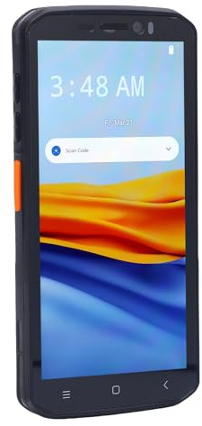 para el Escáner de Código de Barras Android 14, 5.5 '' Escáner PDA de Pantalla Táctil Completa con Lector de NFC, 4GB RAM 64GB ROM, 1D 2D Código QR Handheld Barcode Scanner