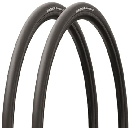 MICHELIN - Lot de Deux Pneus Tringles Rigides - Noir - Access Line - Adhérence et Longévité - pour Usage Quotidien (Course, 700 x 23C)