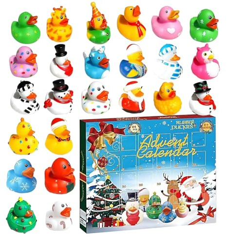 Calendario 'Avvento Di Papere,Conteggio Alla Rovescia Per Natale Decorazione | Giocattoli Mini Figure 24 Giorni Per Adulti Ragazzi Bambini Compleanno