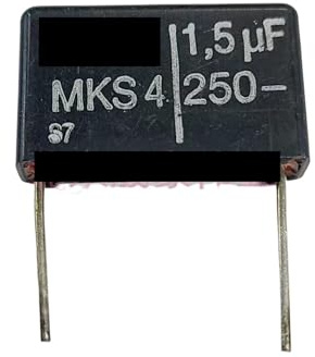 5 st MKS4 250V1.5UF 155 P22MM filmkondensator