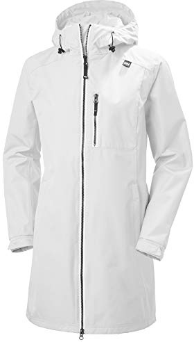 Helly Hansen Damen W Long Belfast Jacke, Weiß, L