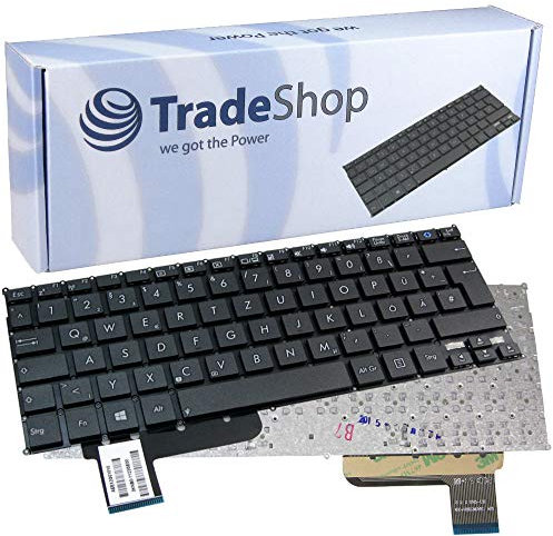Original Laptop Tastatur Notebook Keyboard Deutsch QWERTZ für Asus VivoBook Q200 Q200E S200 S200E S200E-CT182H S201 X200 X200CA X200LA X200MA X201 X201E X202 X202E (Deutsches Tastaturlayout)
