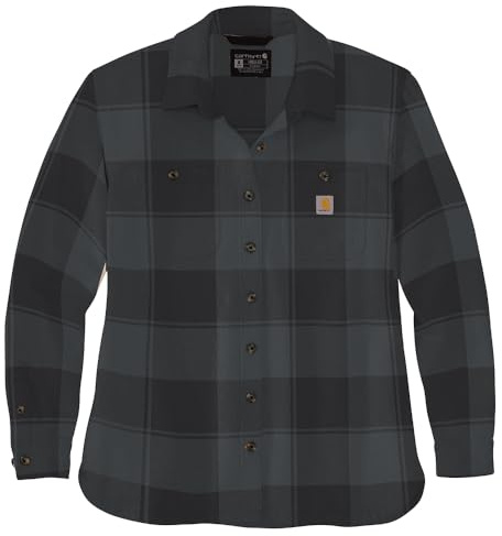 Carhartt Damen Plaid, Schwarz, Groß