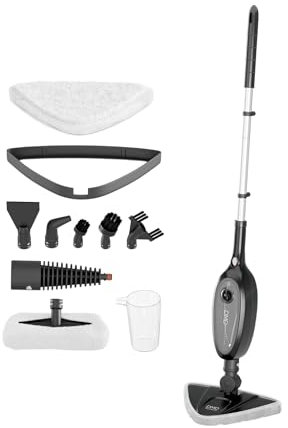 DMD® | 10-in-1 Multifunction Upright Steam Cleaner Mop, Kills 99.9% of Bacteria, Steamer For Cleaning Hard Floors, Carpets, Bathroom, Kitchen, Windows, Garments & Upholstery 3.3 Power Cord 1300W