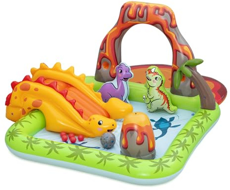 Bestway Aufpumpbares Wasserspielcenter und Pool für Kinder Volcano Springs 262 x 188 x 102 cm