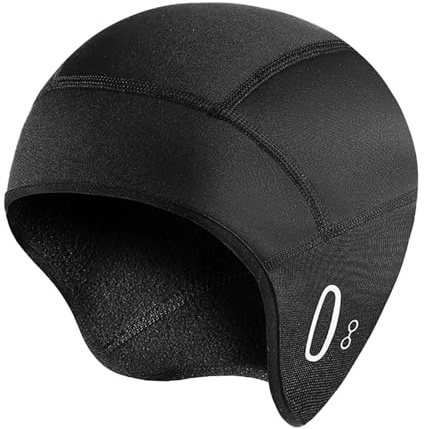Bonnet de cyclisme sous casque d'hiver – Bonnet respirant sous casque de vélo et casque de ski pour homme, séchage rapide, doux et confortable, idéal comme bonnet de vélo sous casque pour le cyclisme
