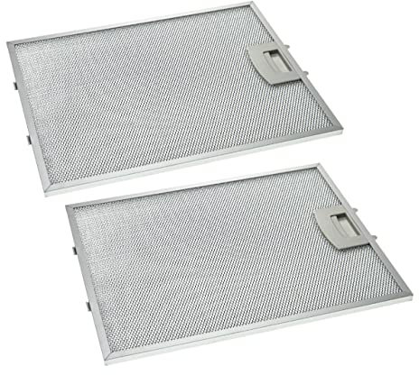 vhbw 2x Filter Metallfettfilter Dauerfilter kompatibel mit Neff D8602W0/08, D8602W0GB/01, D8602W0GB/03, D8602W0GB/04 Dunstabzugshaube, Metall