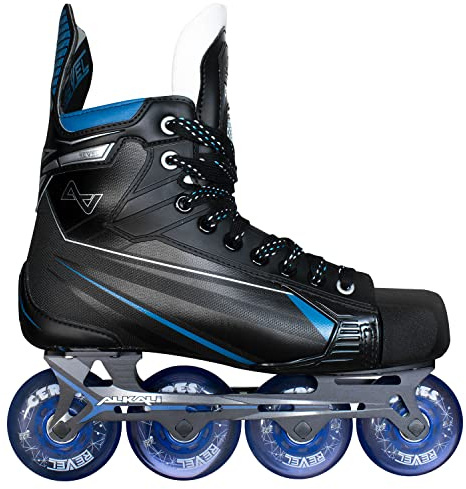 Alkali Revel 3 Senior Adult Inline Roller Hockey Skates (Skate Size 8 (Shoe 9.5))