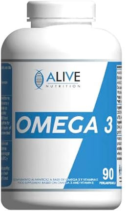 Omega 3 cápsulas. Aceite de pescado Omega 1000 Mg, con Vitamina E. Omega 3 aceite de pescado. 90 perlas. Suplementos. Vitaminas.
