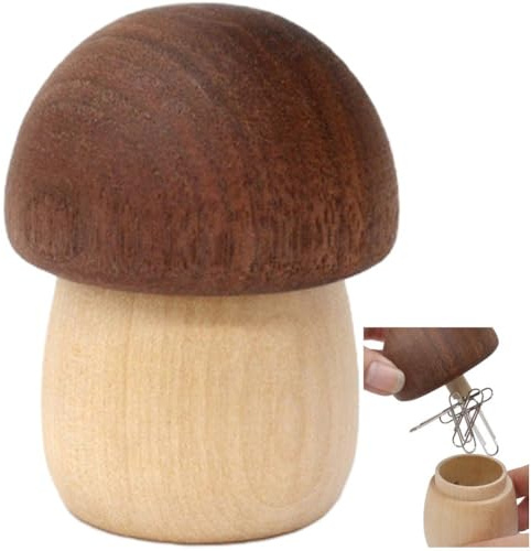 Sanfly Distributeur De Trombone Magnétique Créatif en Forme De Champignon, Support De Trombone Magnétique, Support Organisateur De Bureau De Dessin Animé pour Maison L'école