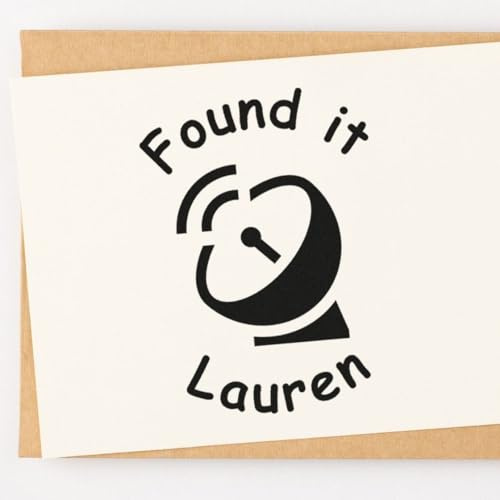 Self-Inking Geosignal Success Geocaching Log Stamp - Small Geocache Round Stamp for Easy Press & Print Stamping - Team Builders - Available in 11 Vibrant Ink Colors - Size 3/4